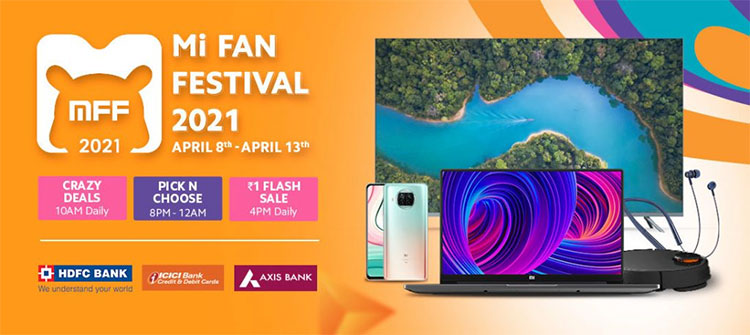 Mi Fan Festival 2021 offers products at rs 1 only 