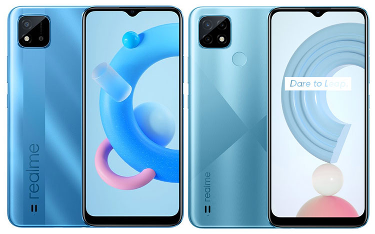 Realme C20, C21, C25 smart phones launched in india 