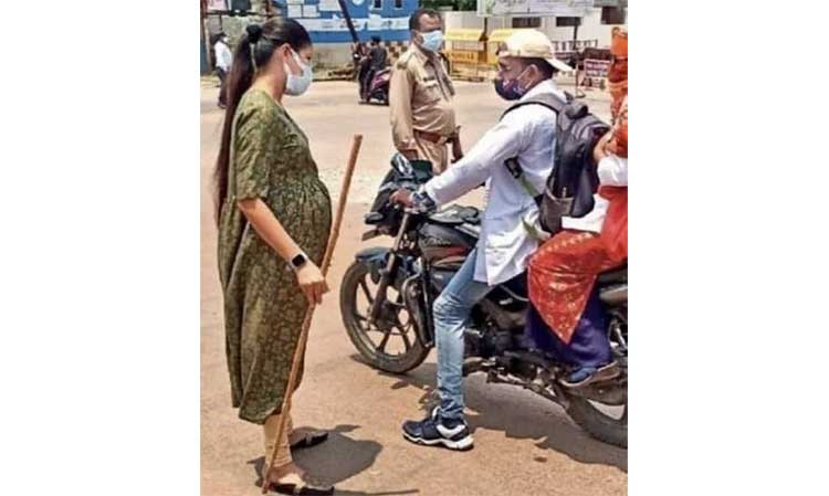 dsp shilpa sahu doing duty despite pregnant 