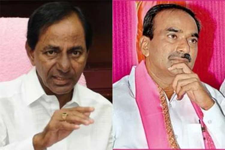 land grabbing news on minister etala rajender cm kcr responds 