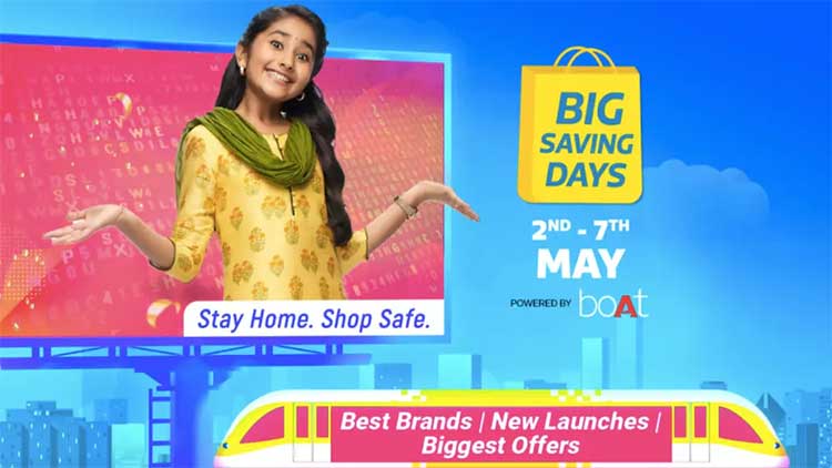 flipkart big saving days sale from may 2nd to 7th 