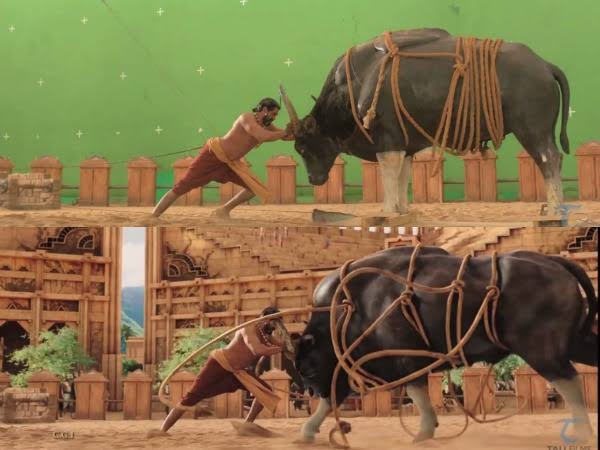 why movie makers use green color mats for graphics 
