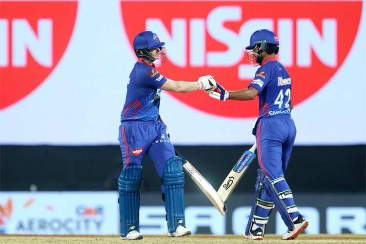 delhi won by 6 wickets against mumbai in ipl 2021 13th match 