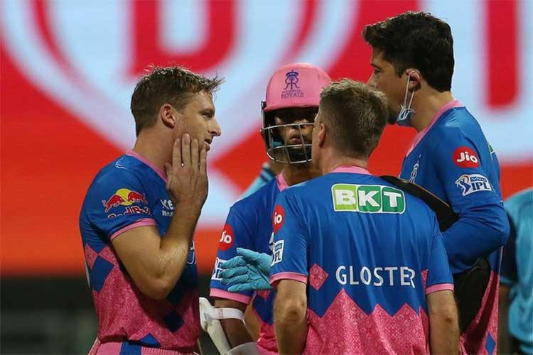 rajasthan won by 6 wickets against kolkata in ipl 2021 18th match 