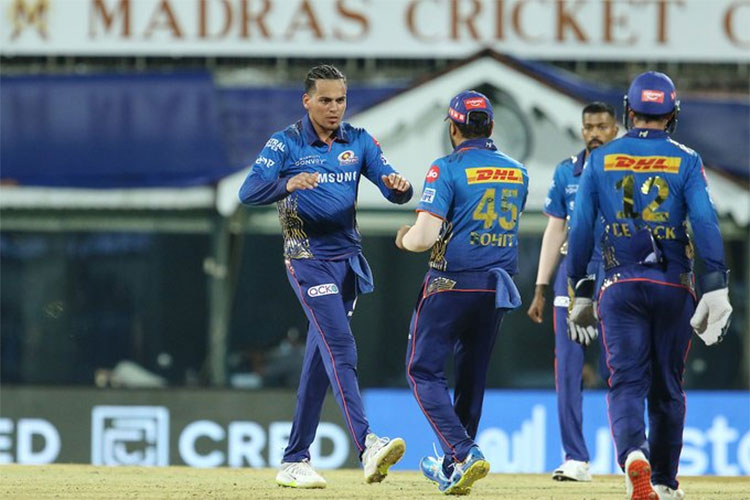 mumbai won by 10 runs against kolkata in ipl 2021 5th match 