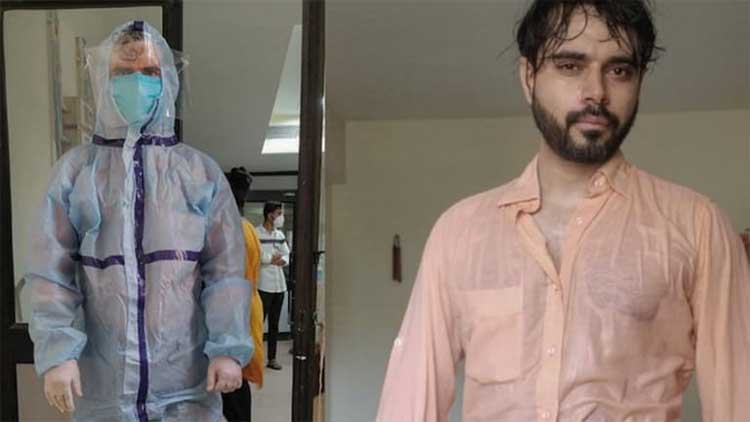 doctor shares his pic after wearing ppe kit for 15 hours 