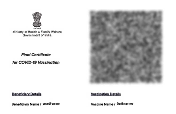 what is the use of covid vaccine certificate