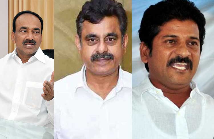eatala rajender and konda vishweshwar reddy and revantha reddy may join bjp 