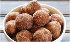 banana dough nuts making 