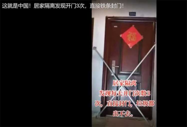 china imprisons people in home nails on doors video 