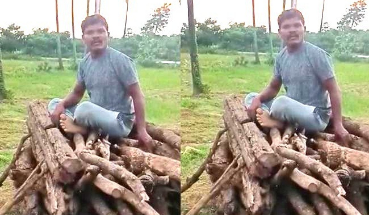 చితిపైకెక్కి అంత్యక్రియలను అడ్డుకున్న స్థానికులు.. ఎందుకంటే..?