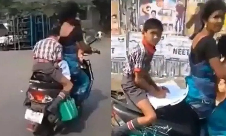 వీడియో వైరల్: బుద్ధిగా హోంవర్క్ చేసుకుంటున్న బాలుడు.. ఆగ్రహం వ్యక్తం చేస్తున్న నెటిజన్లు..