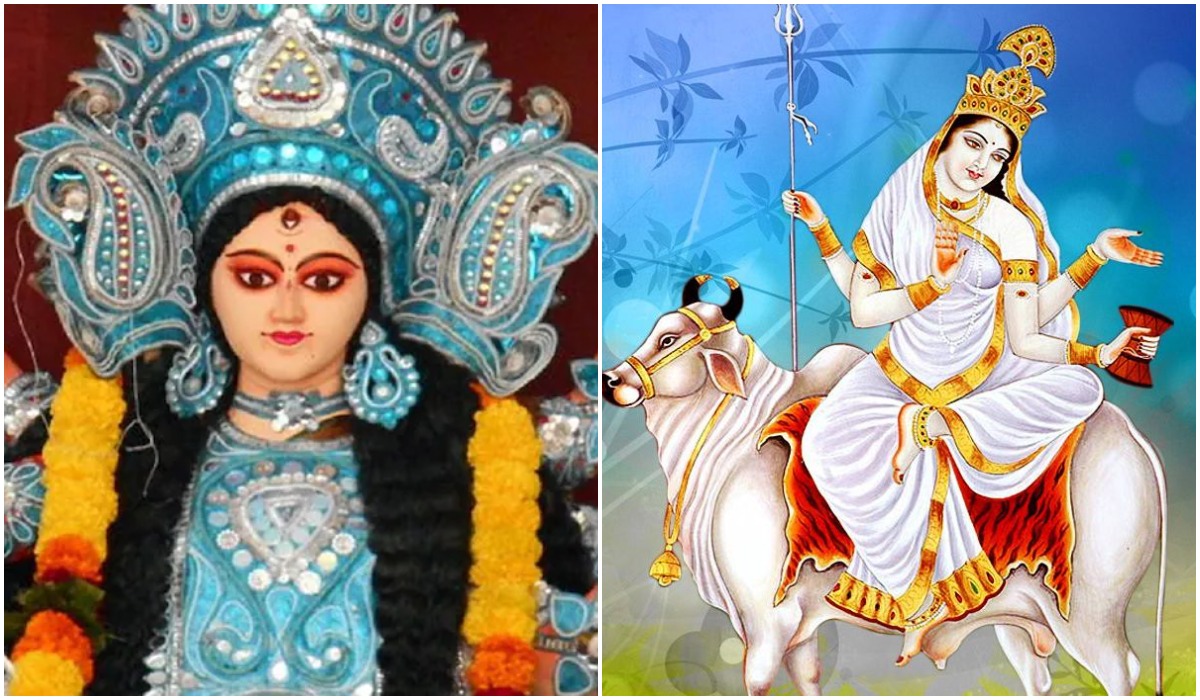 navrathri first day durga pooja and decoration 