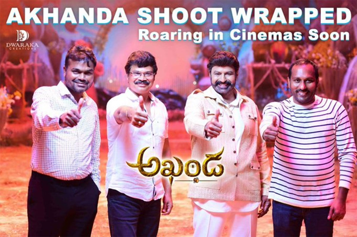 akhanda movie shoot wrapped release date may be fixed 