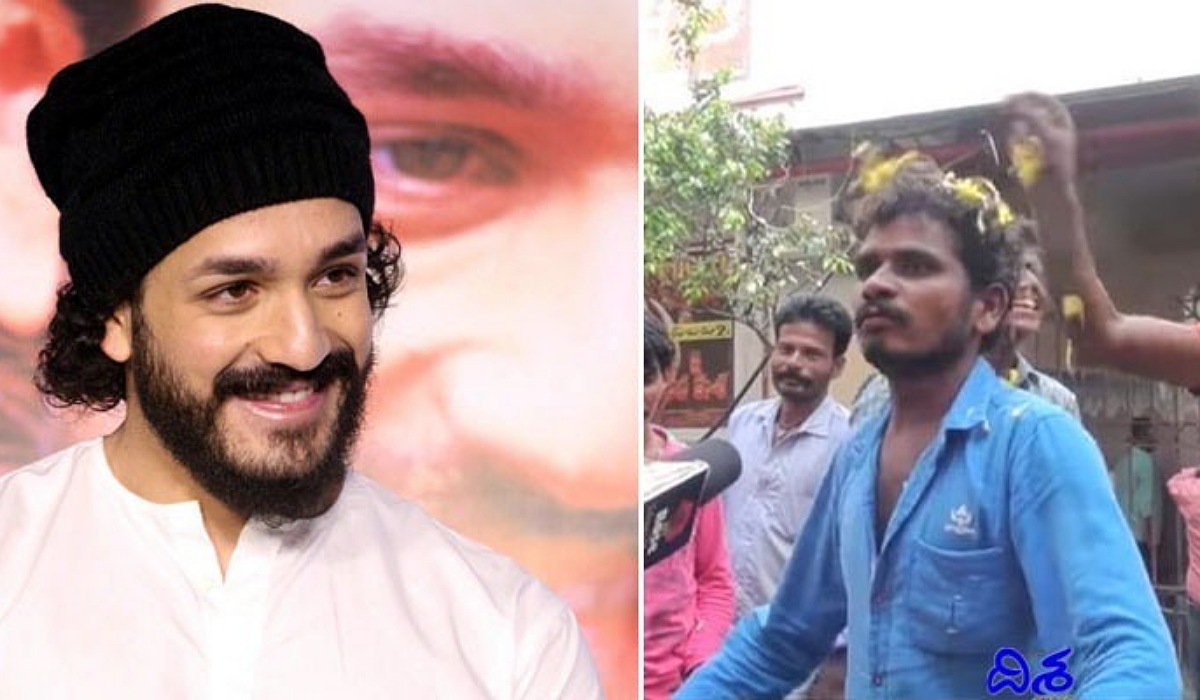 Akhil Akkineni told about a fan who said ayyagare number one 