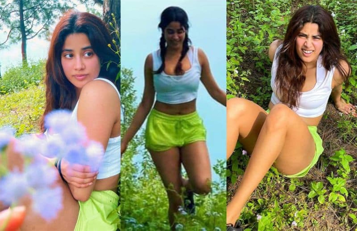 Janhvi Kapoor : కురచ దుస్తుల్లో జాన్వీ క‌పూర్‌.. ఫ్రెండ్స్‌తో క‌లిసి అడ‌విలో ఎంజాయ్‌.. ఫొటోలు..! 