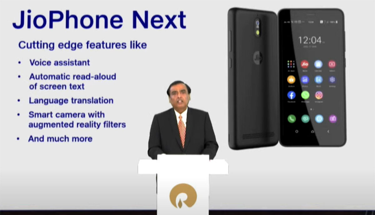 JioPhone Next operating system announced it is based on android 