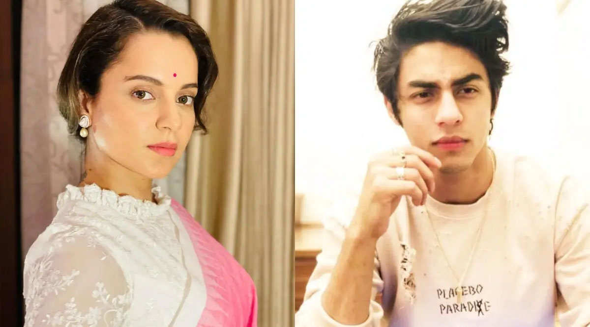 Kangana Ranaut comments on aryan khan 