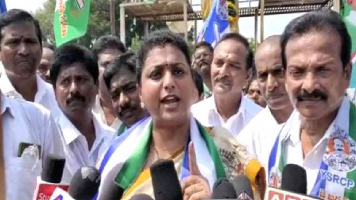 mla rk roja comments on Chandra Babu Naidu and lokesh 