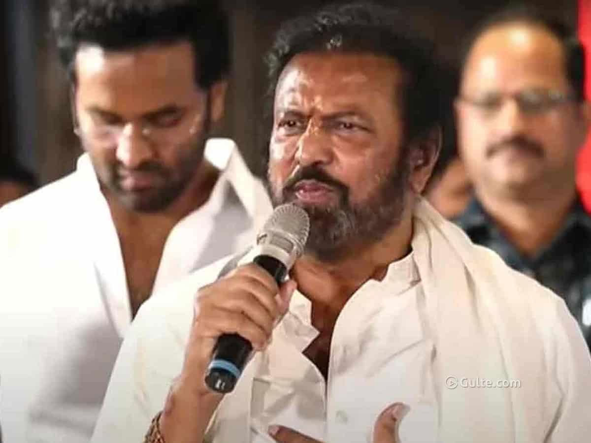 Mohan Babu comments in manchu vishnu oath ceremony 