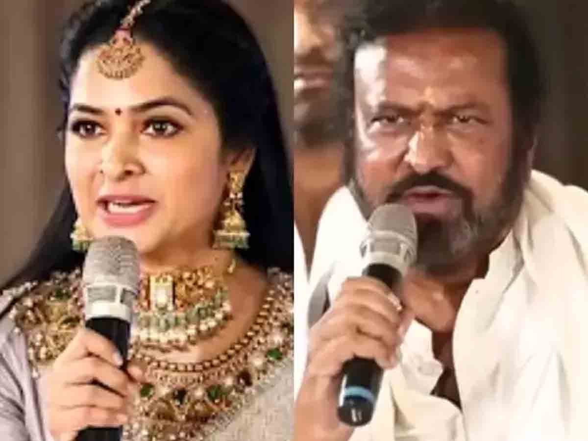 Mohan Babu angry on shiva balaji wife 