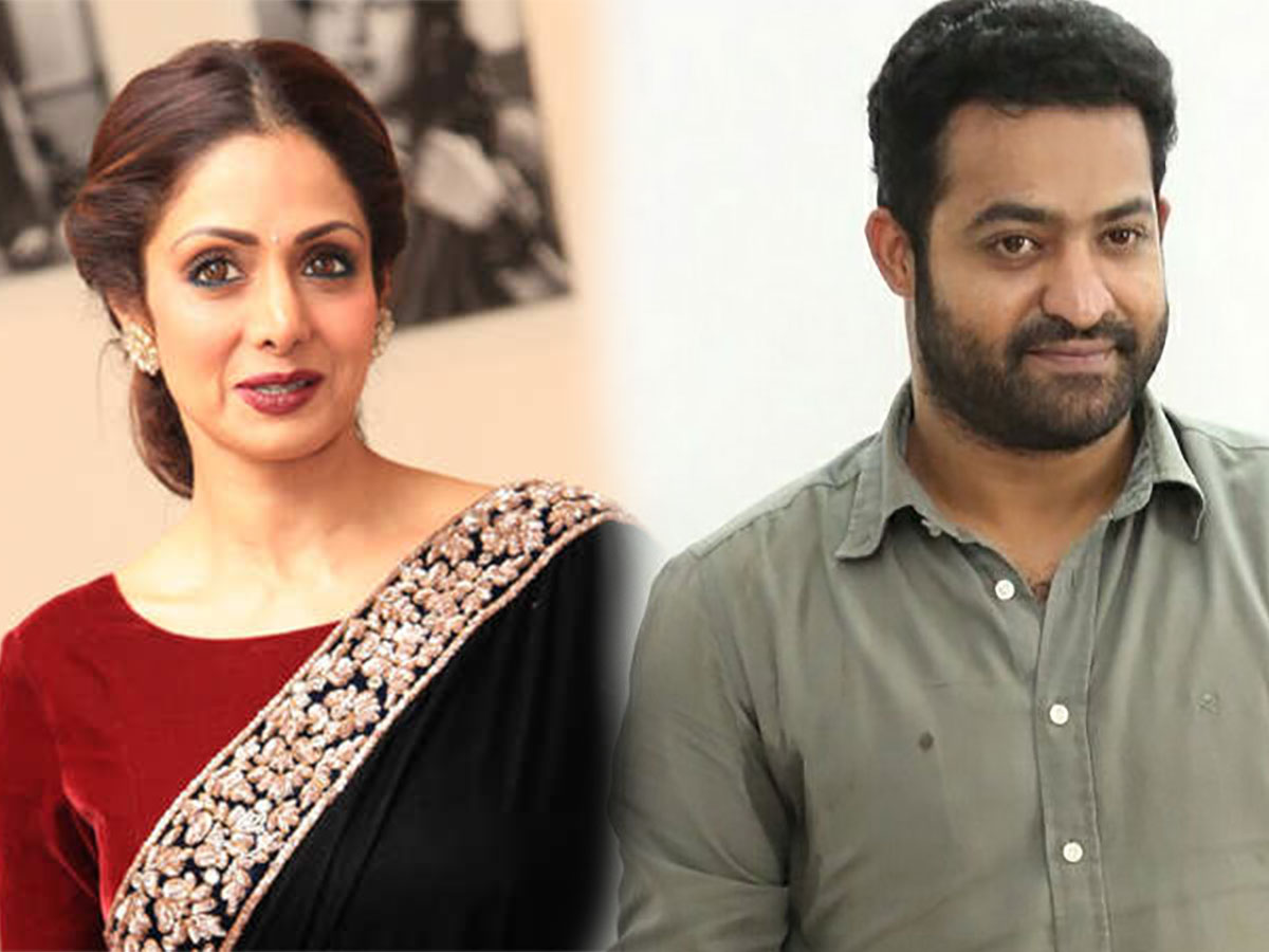 NTR told that sridevi told him a secret before 2 days of her death 