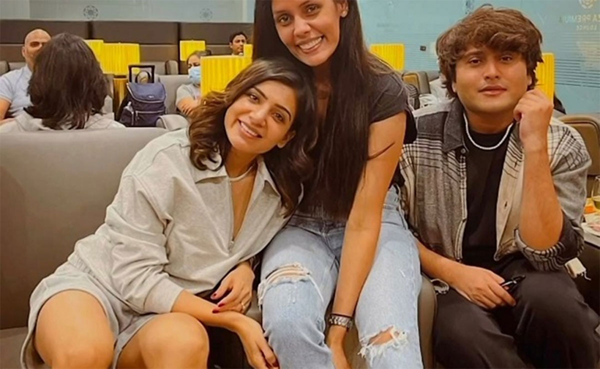 Samantha is going to tour with preetham and sadhana 