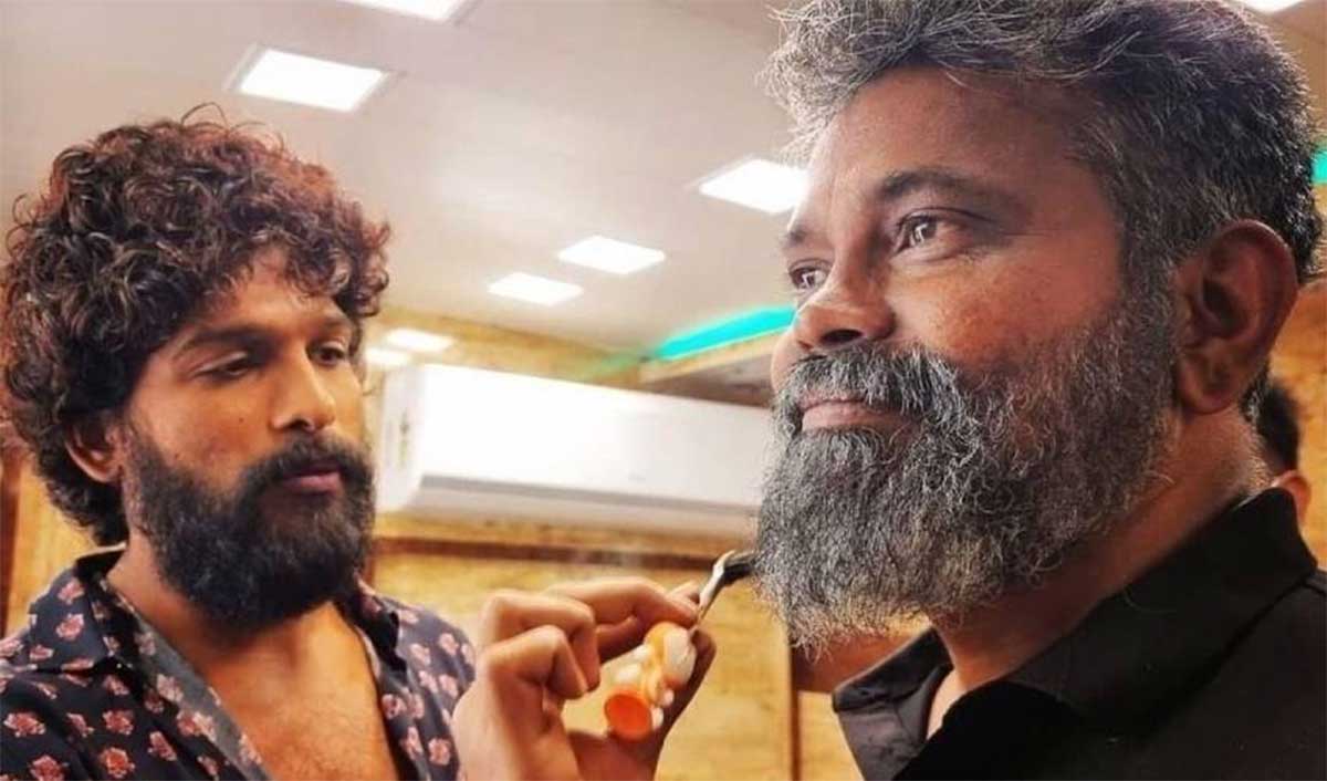 allu arjun coloring sukumar beard 