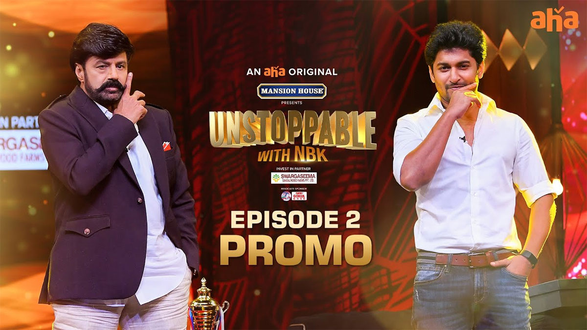 Unstoppable With NBK aha launched 2nd episode promo 