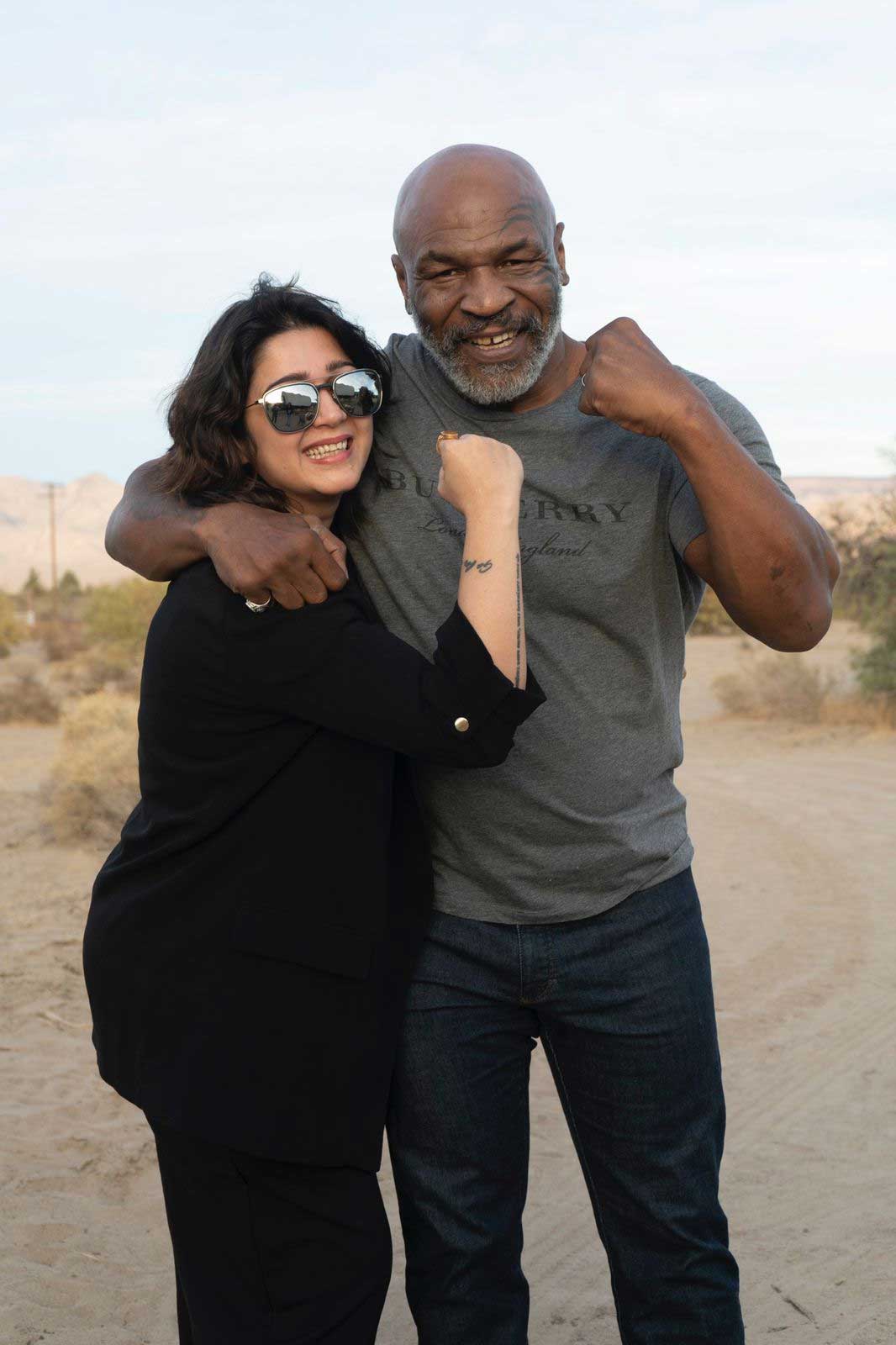 Liger team met with mike tyson