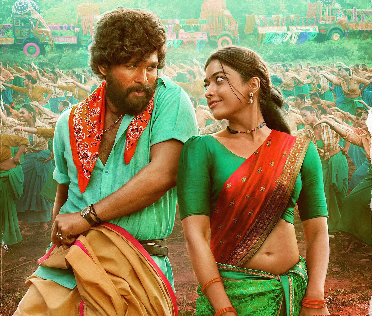 Pushpa creating hype 1000 dancers in one song 