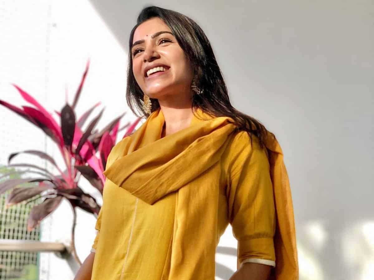 Samantha done make up trending post 