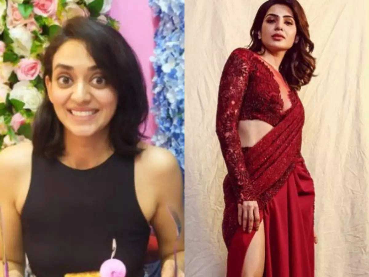 Samantha red dress photos venkatesh daughter ashritha comments 