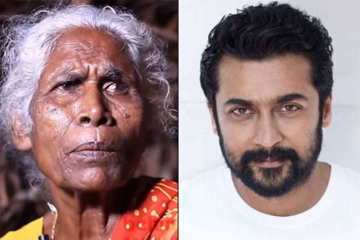 Suriya helps parvati ammal donated rs 10 lakhs 