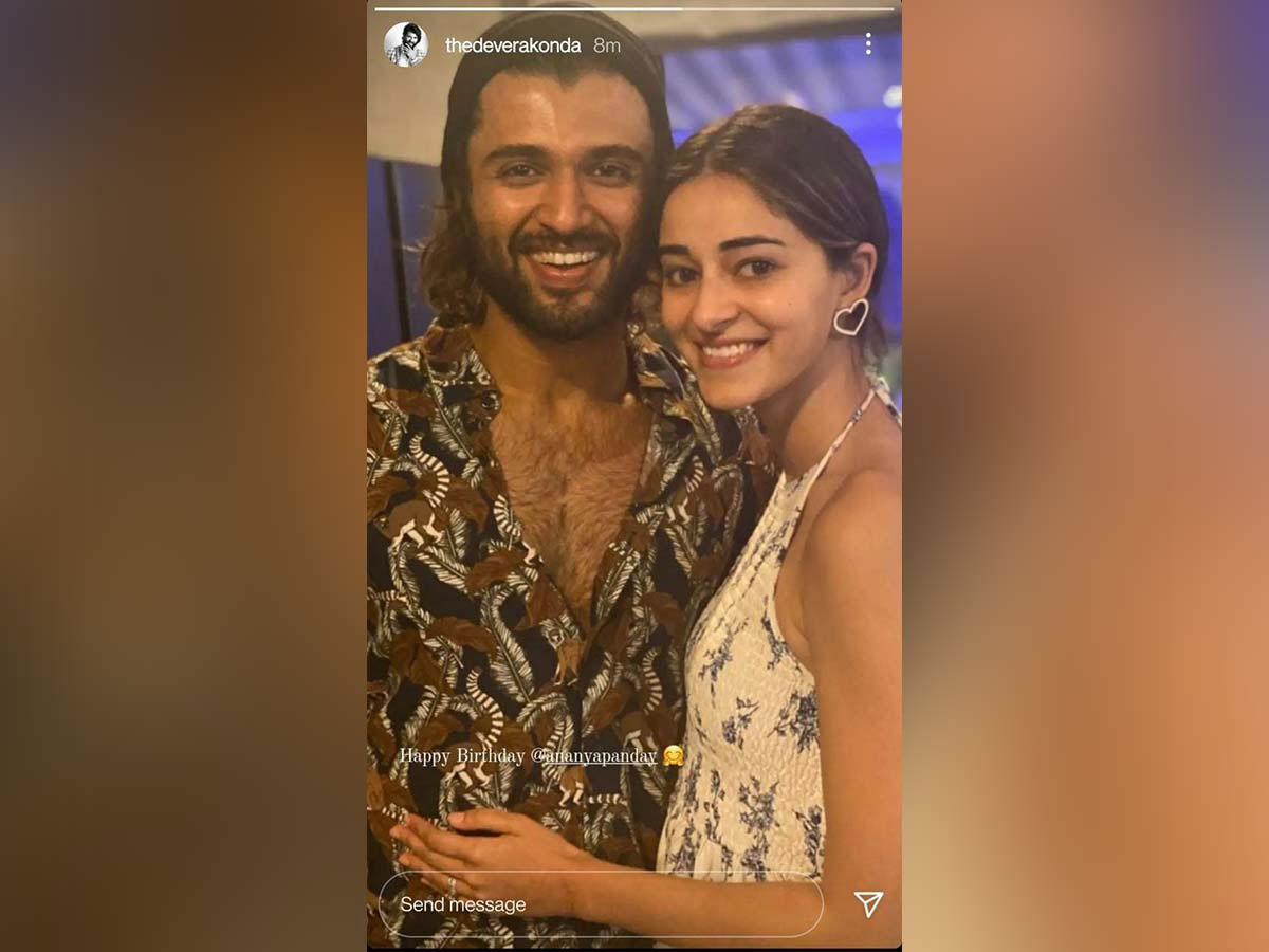 Vijay Devarakonda birth day wishes to his new girl friend 