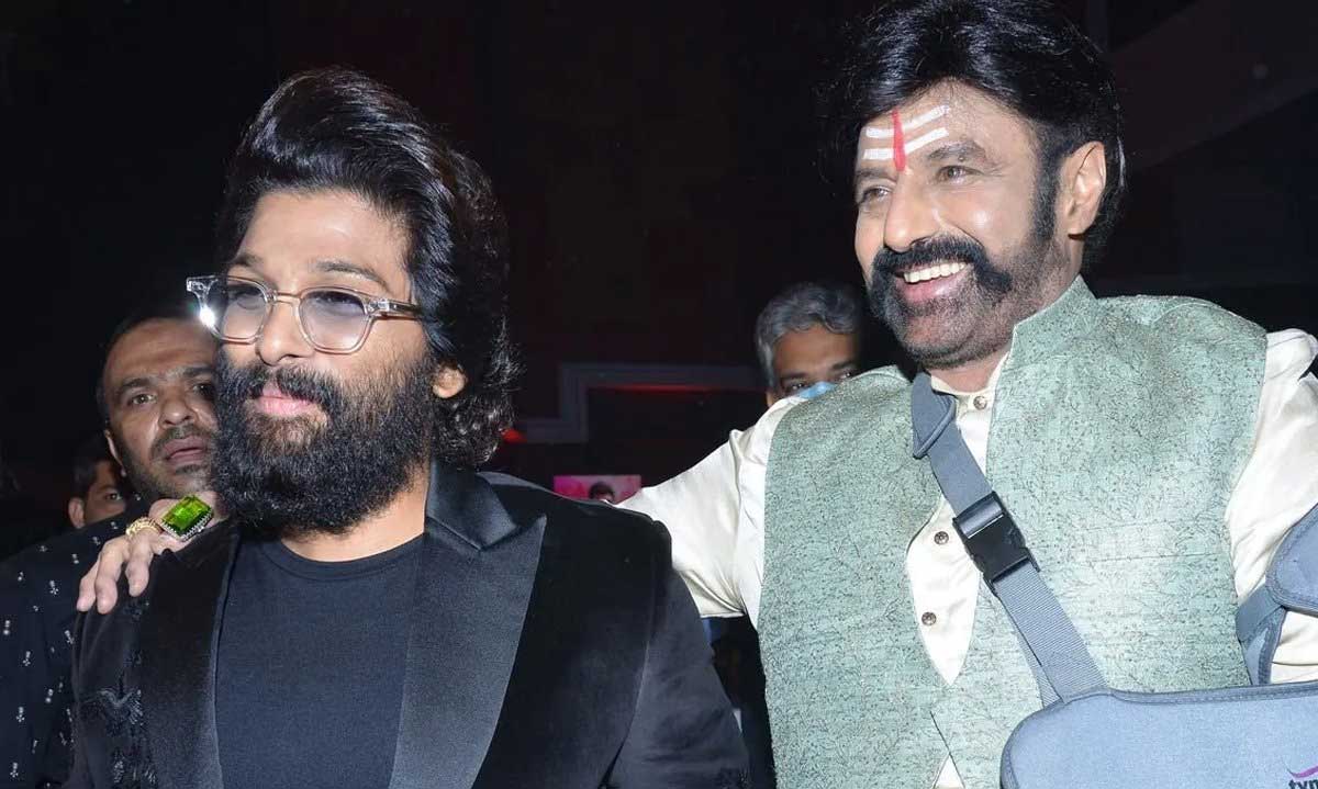 Allu Arjun Balakrishna coming together making fans questionable 