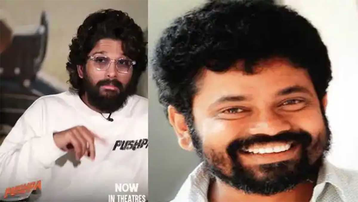 Allu Arjun imitates sukumar very funny action 