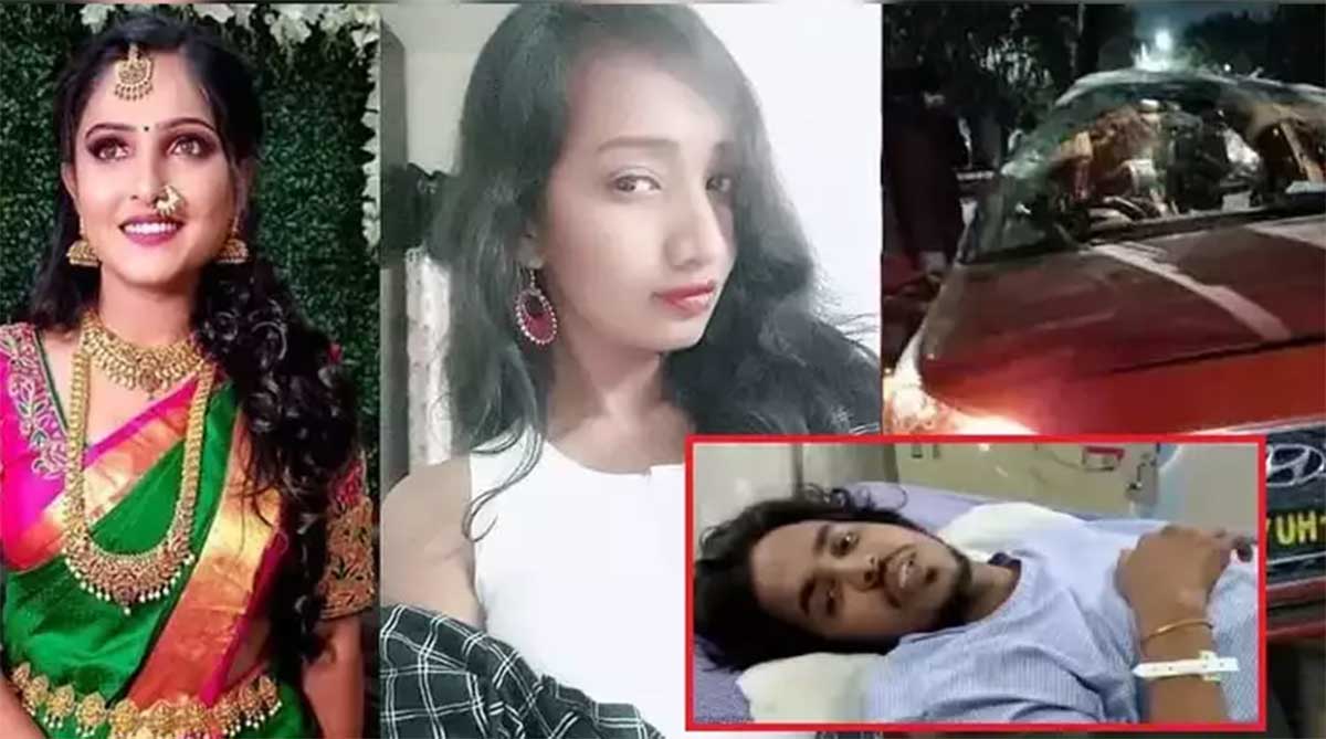 those girls are responsible for road accident said that man 