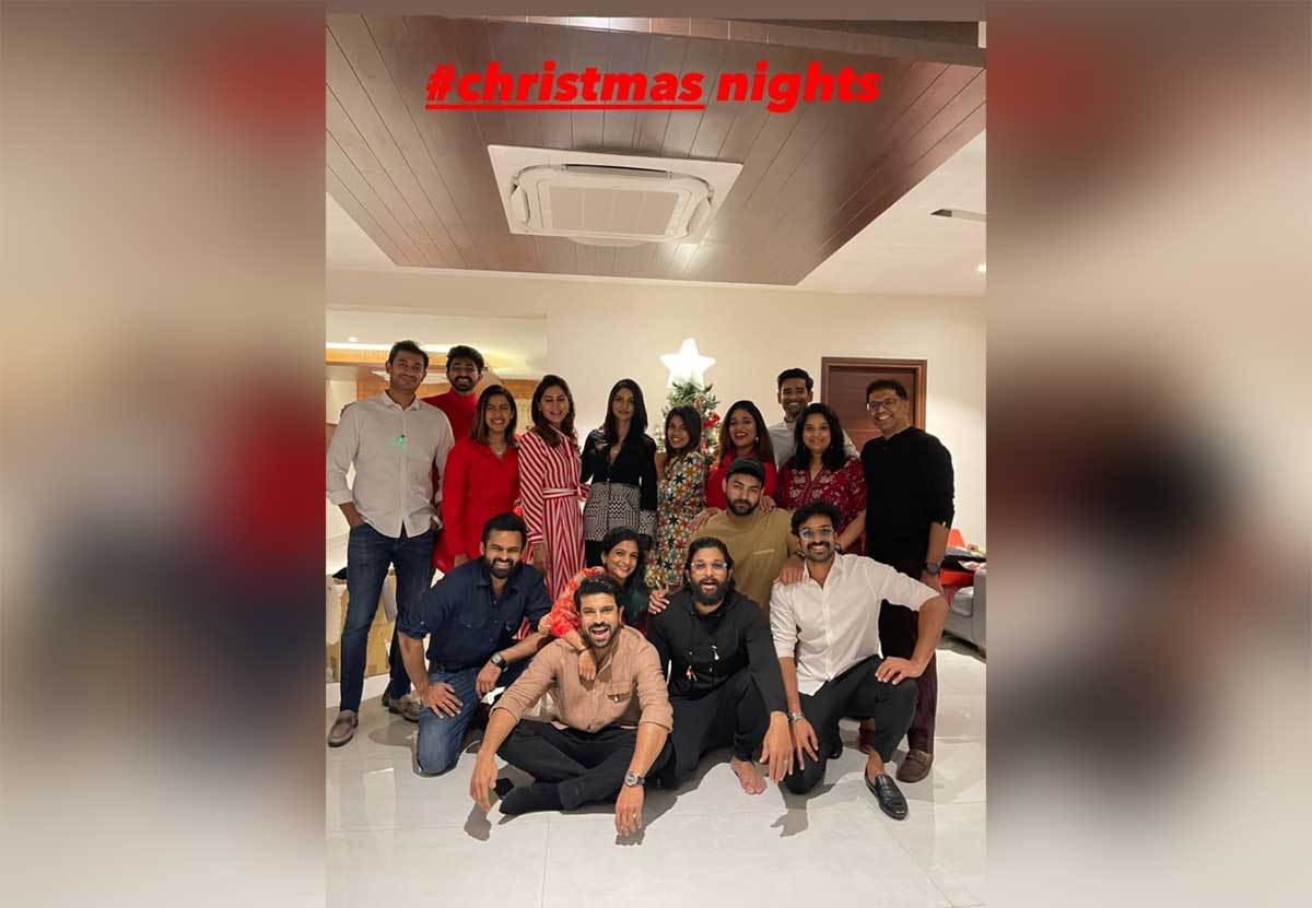 Mega Family Christmas celebrations srija husband missed 