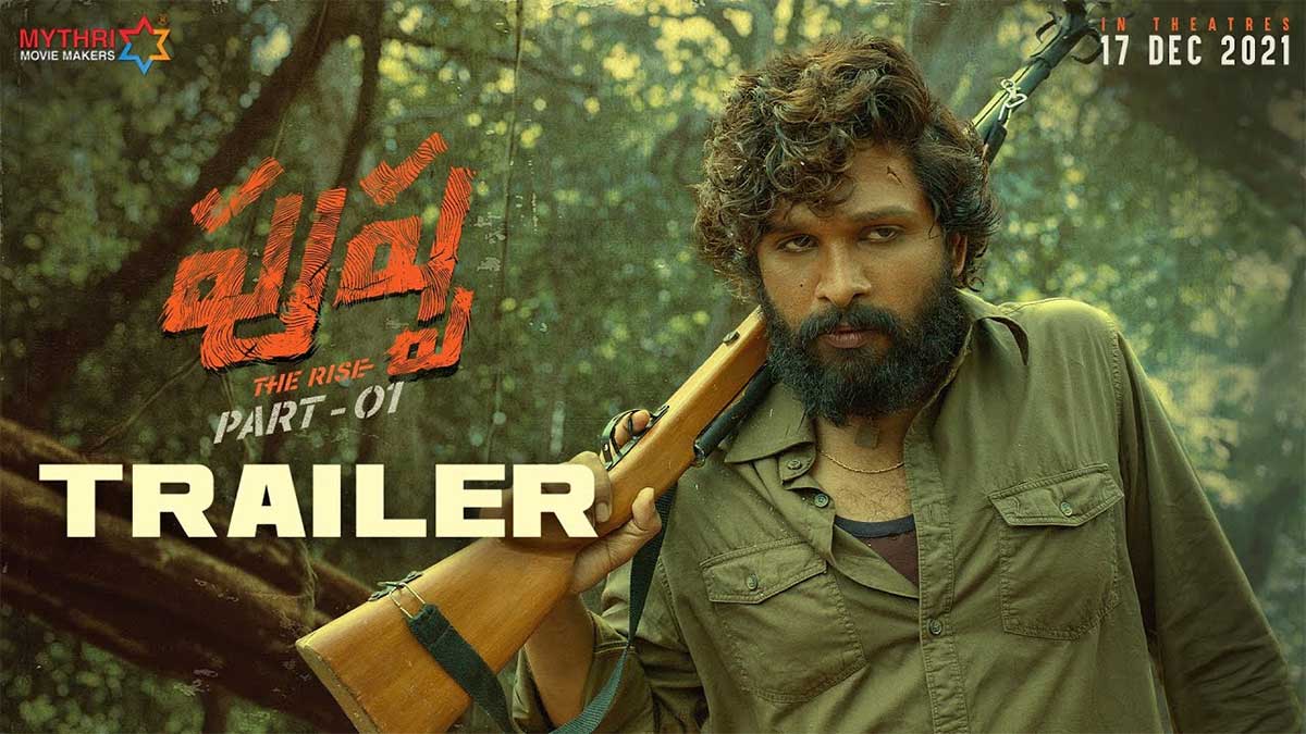 Pushpa Movie trailer is amazing fans say that trending in youtube 