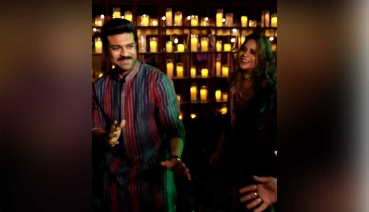 Ram Charan Tej danced in his sister in law marriage 