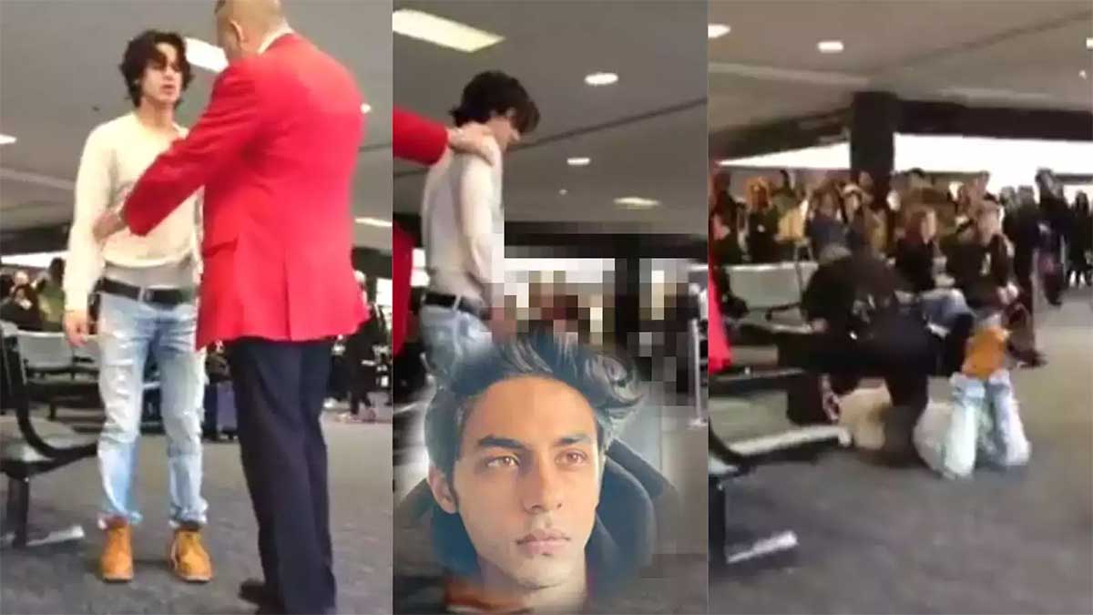 Aryan Khan at airport urination video is it true 