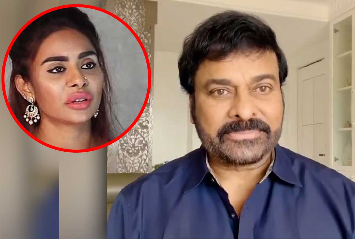 Srireddy angry on chiranjeevi over his comments 