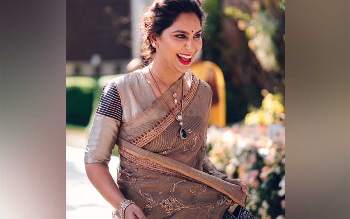 Upasana in saree latest photo shared by her become viral 