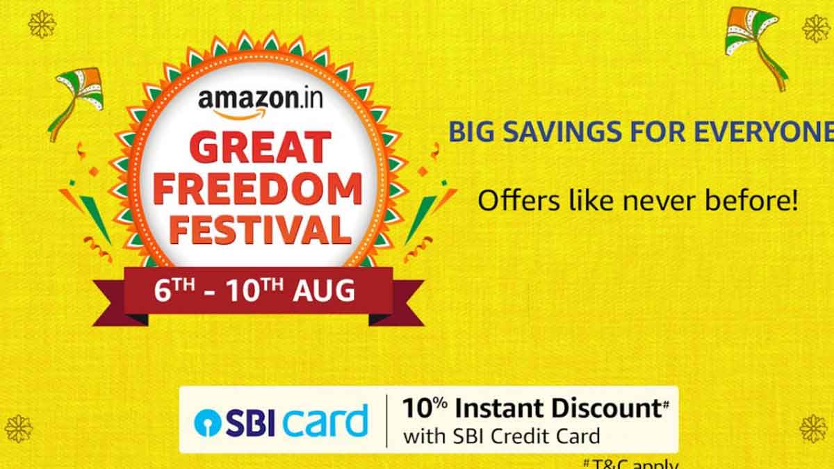 amazon launched great freedom festival sale huge discounts on products 