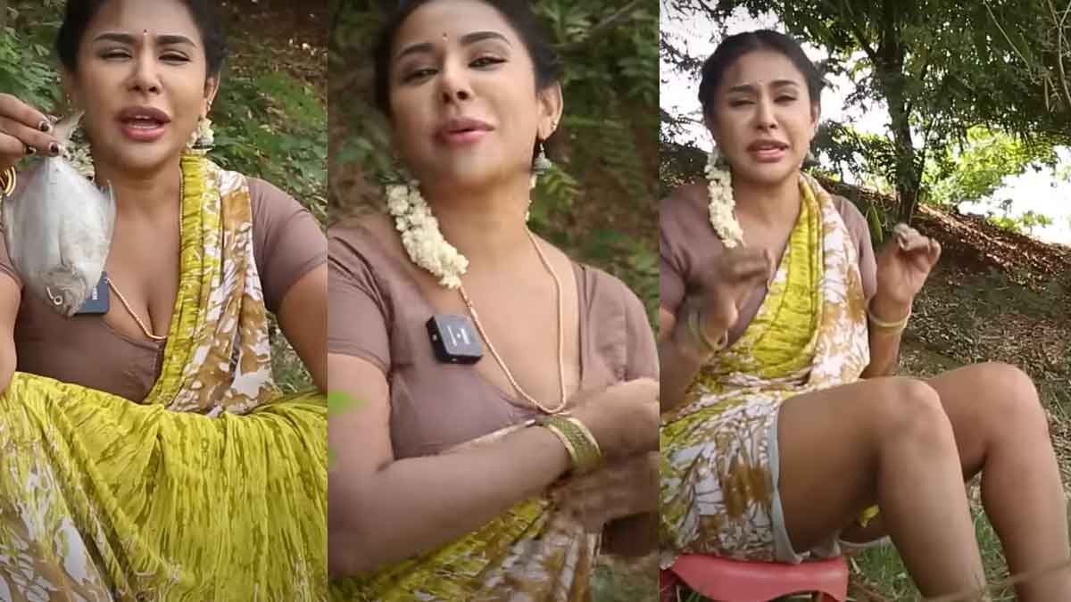 Sri Reddy cooked fish curry viral video 