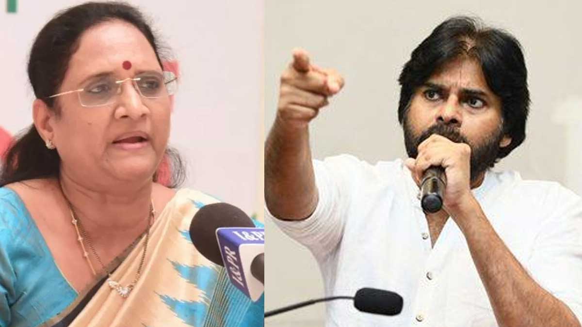 vasireddy padma notice to pawan kalyan to say sorry 
