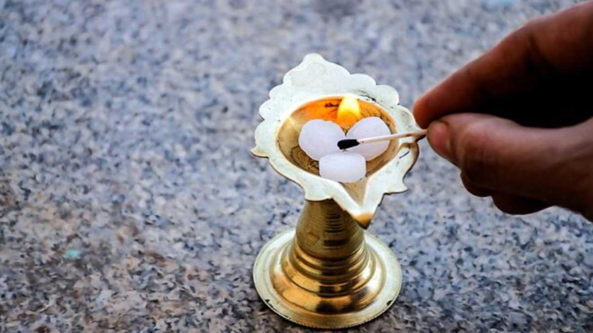 lighting camphor in home may ward off evil spirits 