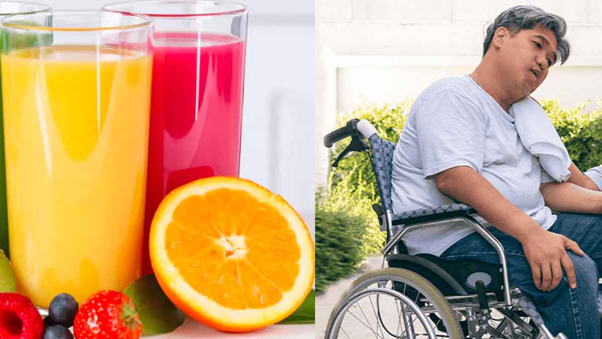if you are taking juices excessively then you may get paralysis 