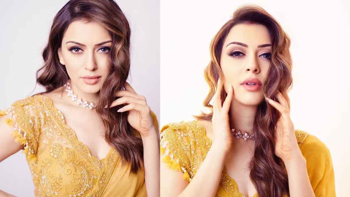 Hansika Motwani : మత్తెక్కించే అందాలతో చీర కట్టులో రచ్చ చేసిన యాపిల్ బ్యూటీ Hansika Motwani latest yellow color photos viral